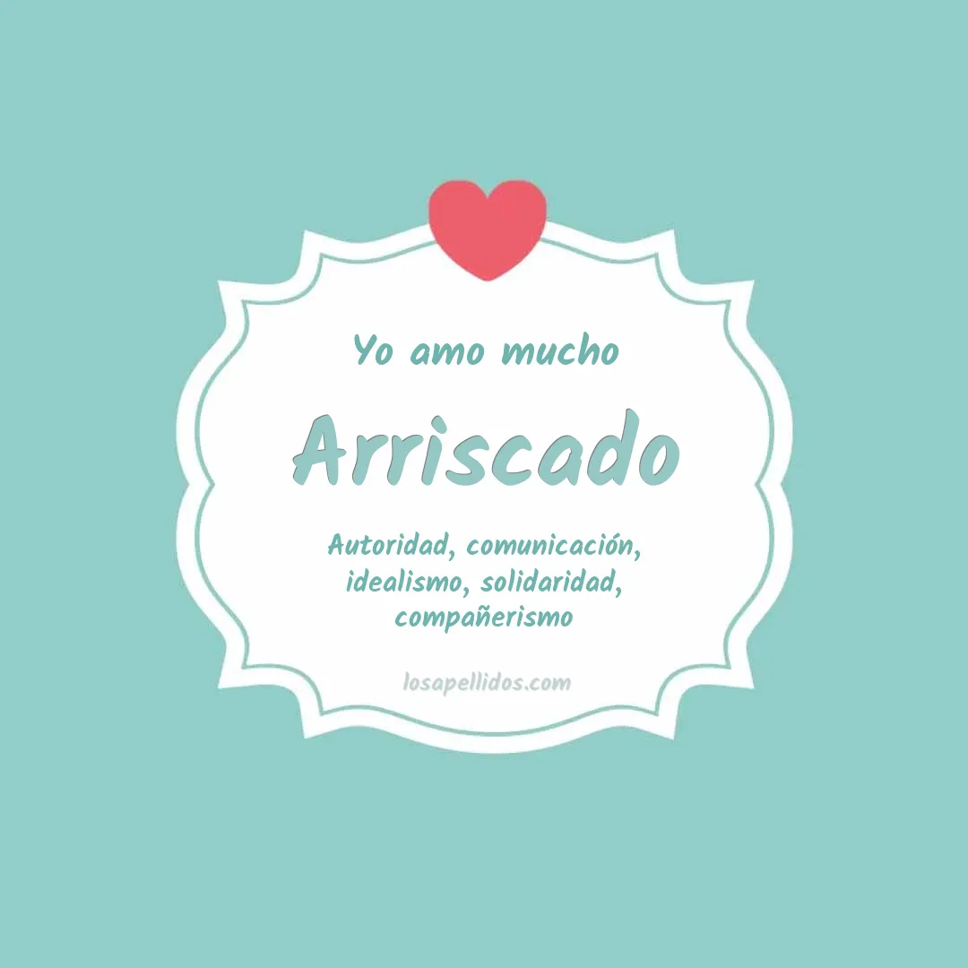 Yo amo mucho Arriscado