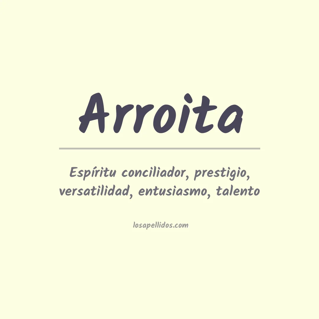 Apellido Arroita