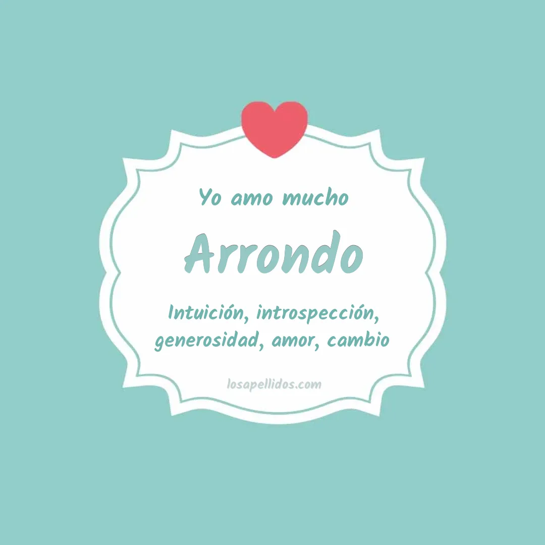Yo amo mucho Arrondo