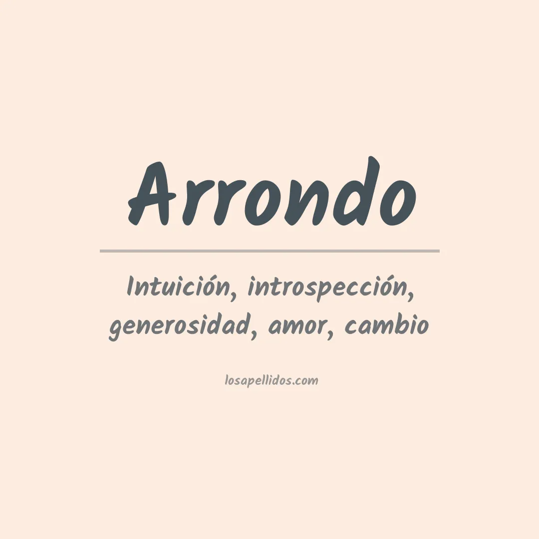 Apellido Arrondo