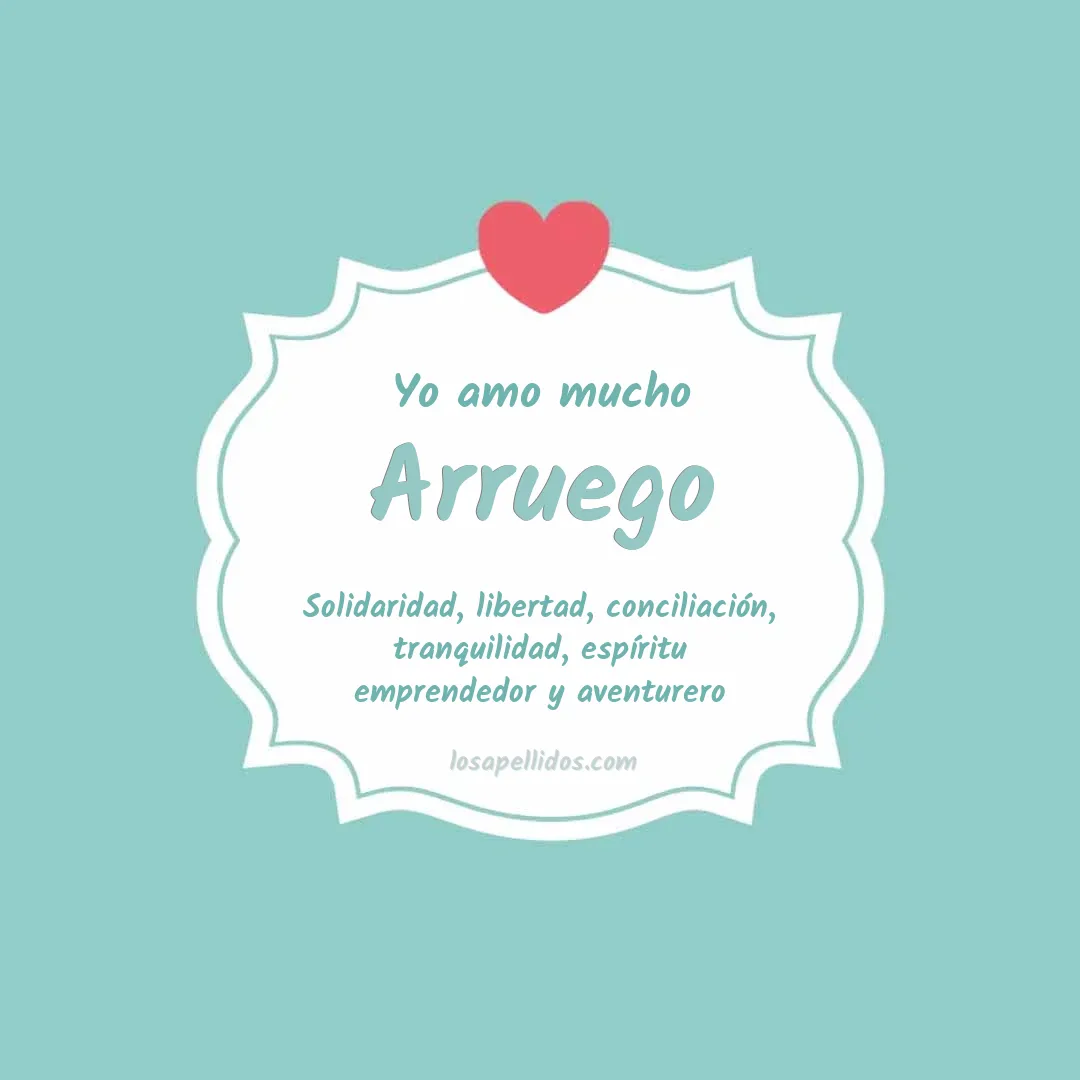 Yo amo mucho Arruego