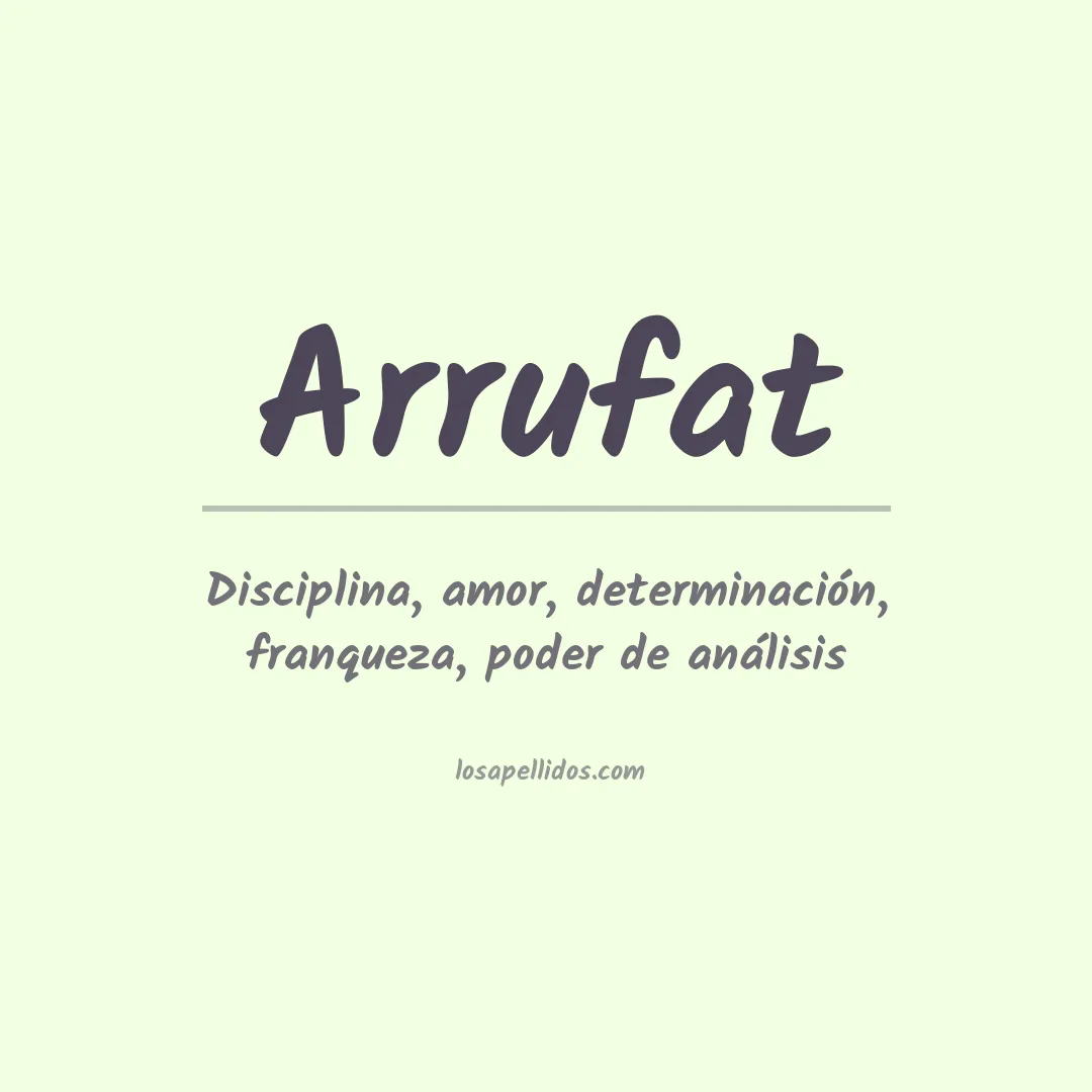 Apellido Arrufat