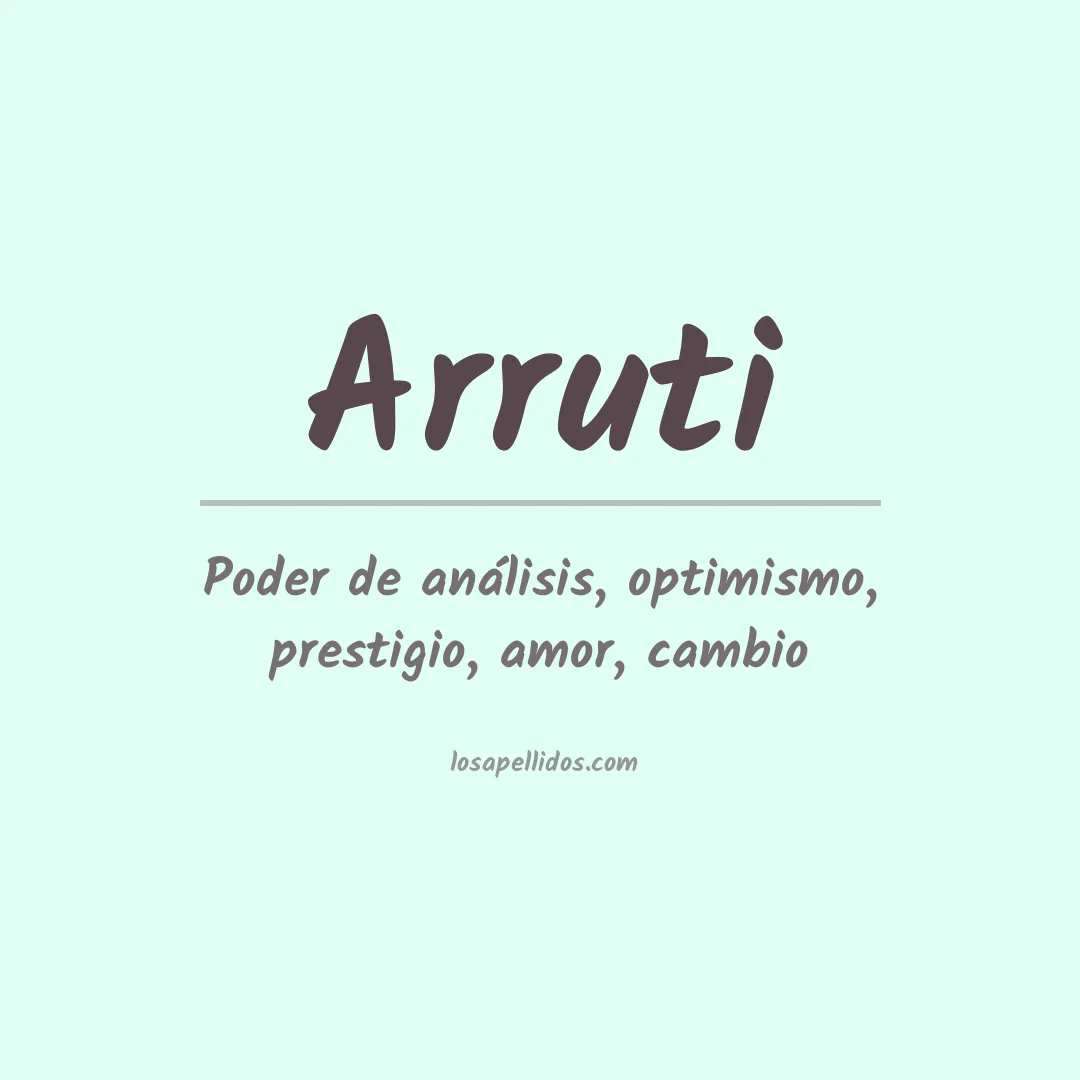 Apellido Arruti