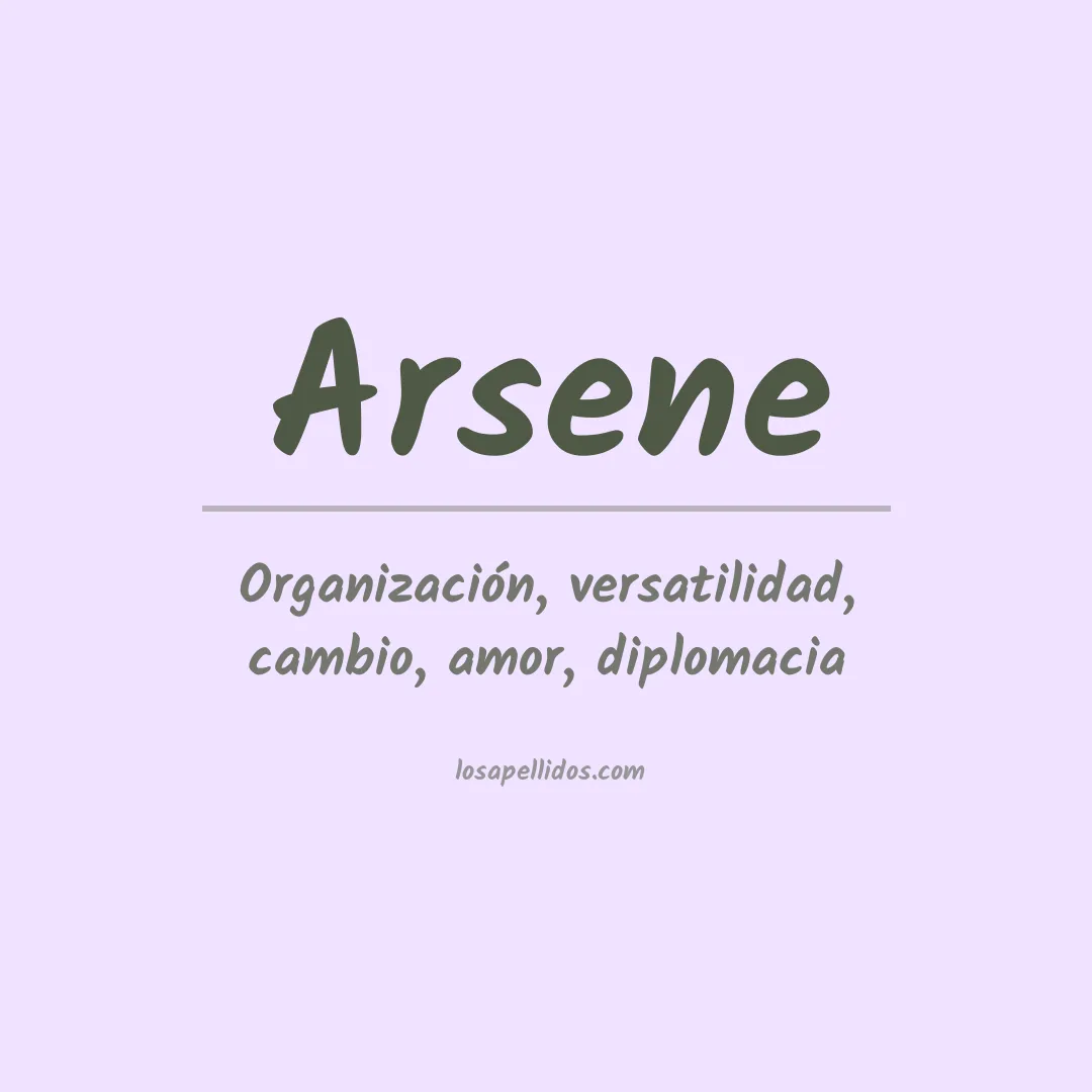 Apellido Arsene