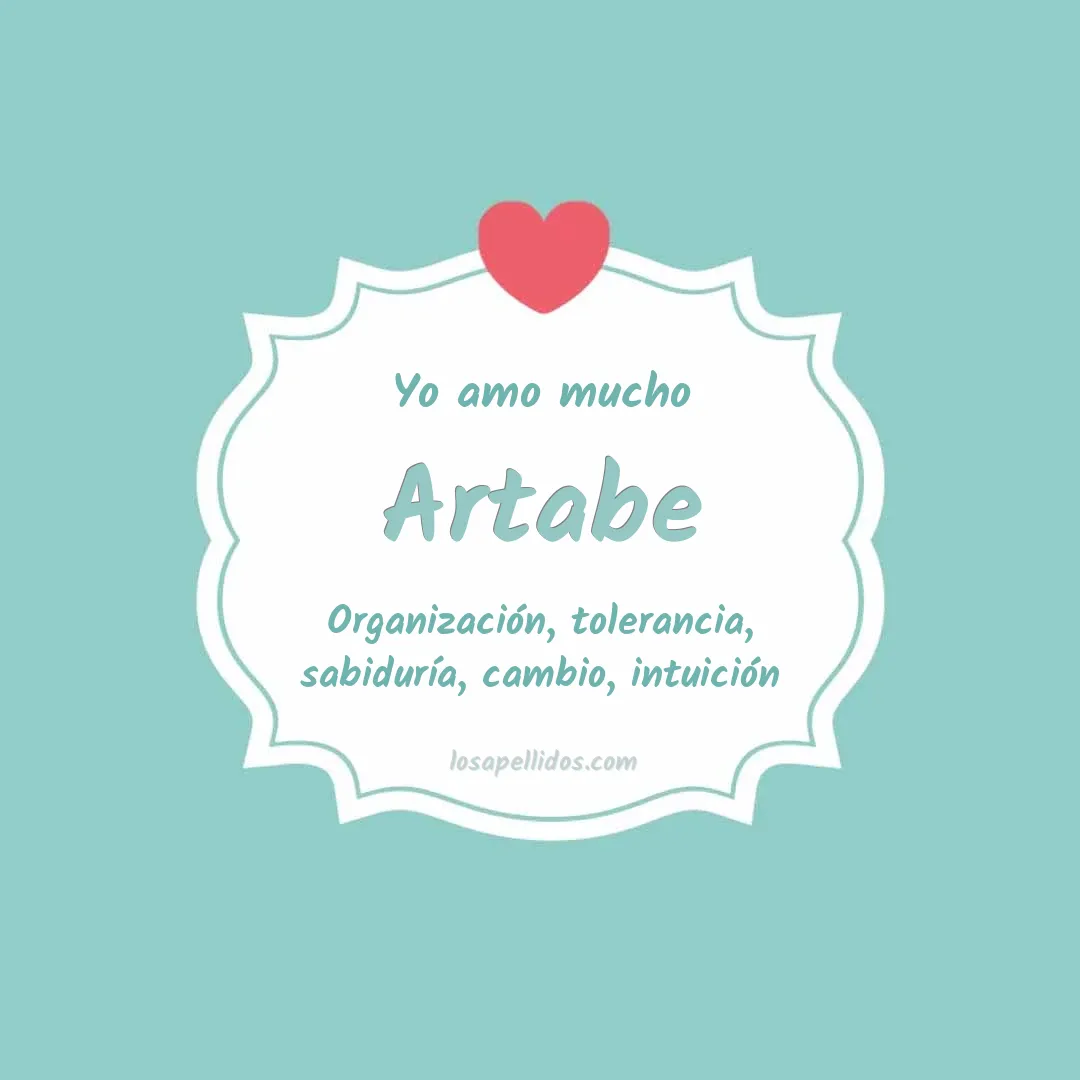 Yo amo mucho Artabe