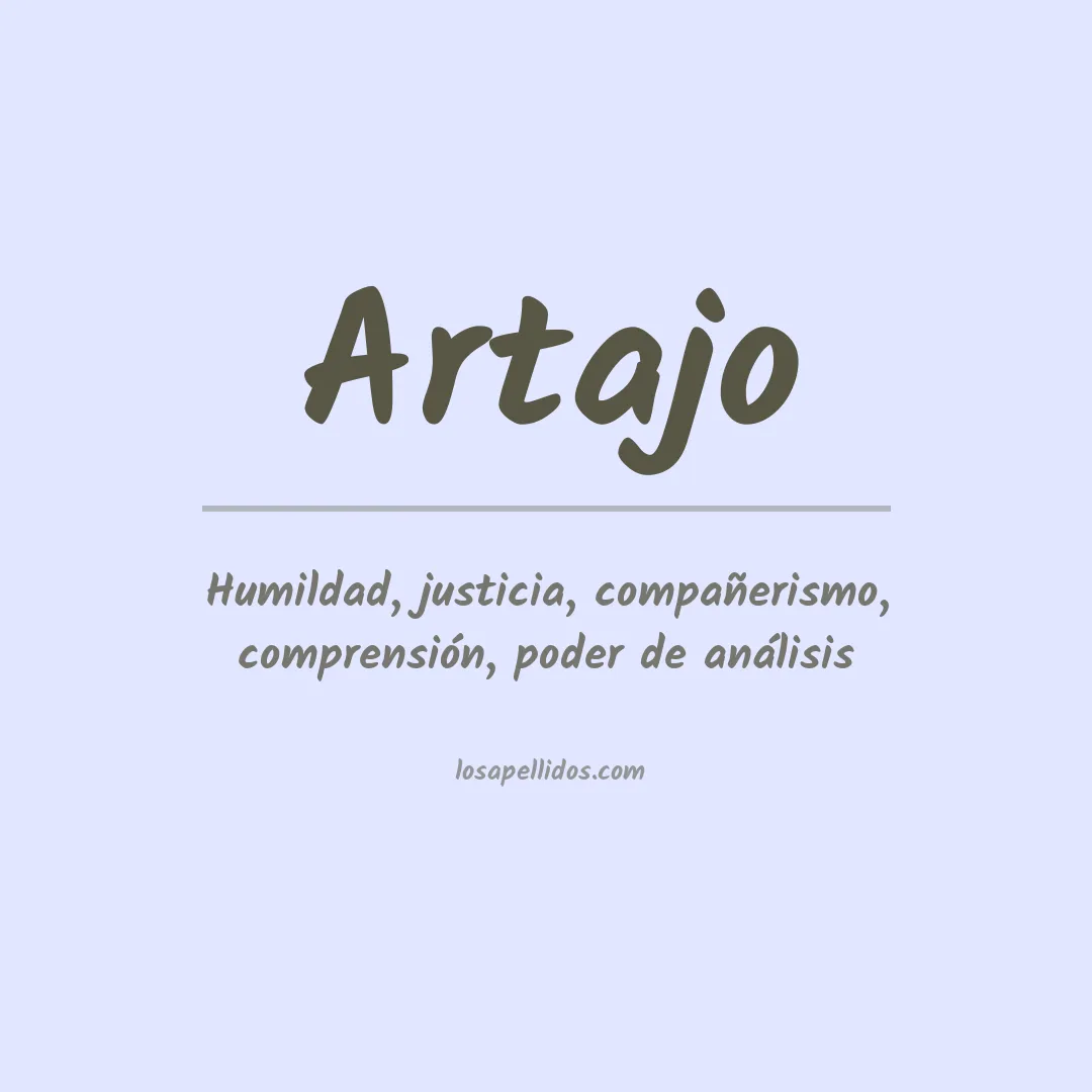 Significado del Apellido Artajo