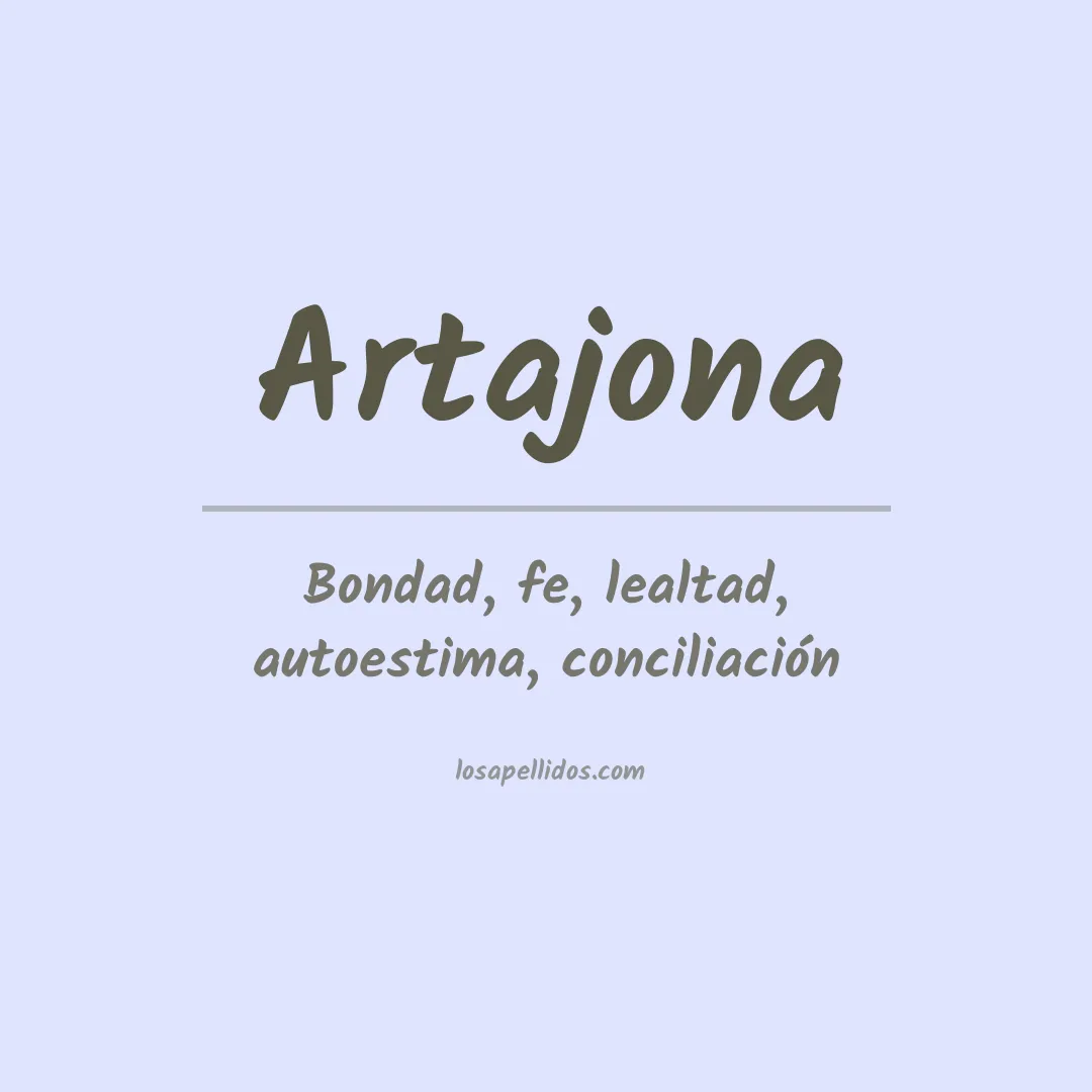 Apellido Artajona