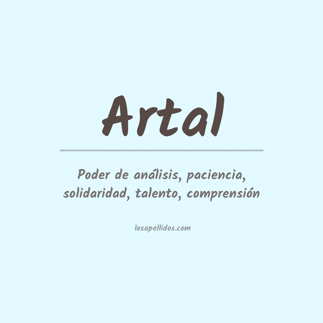 Apellido Artal