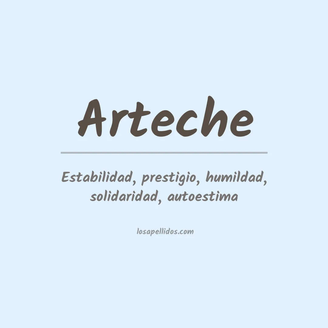 Apellido Arteche