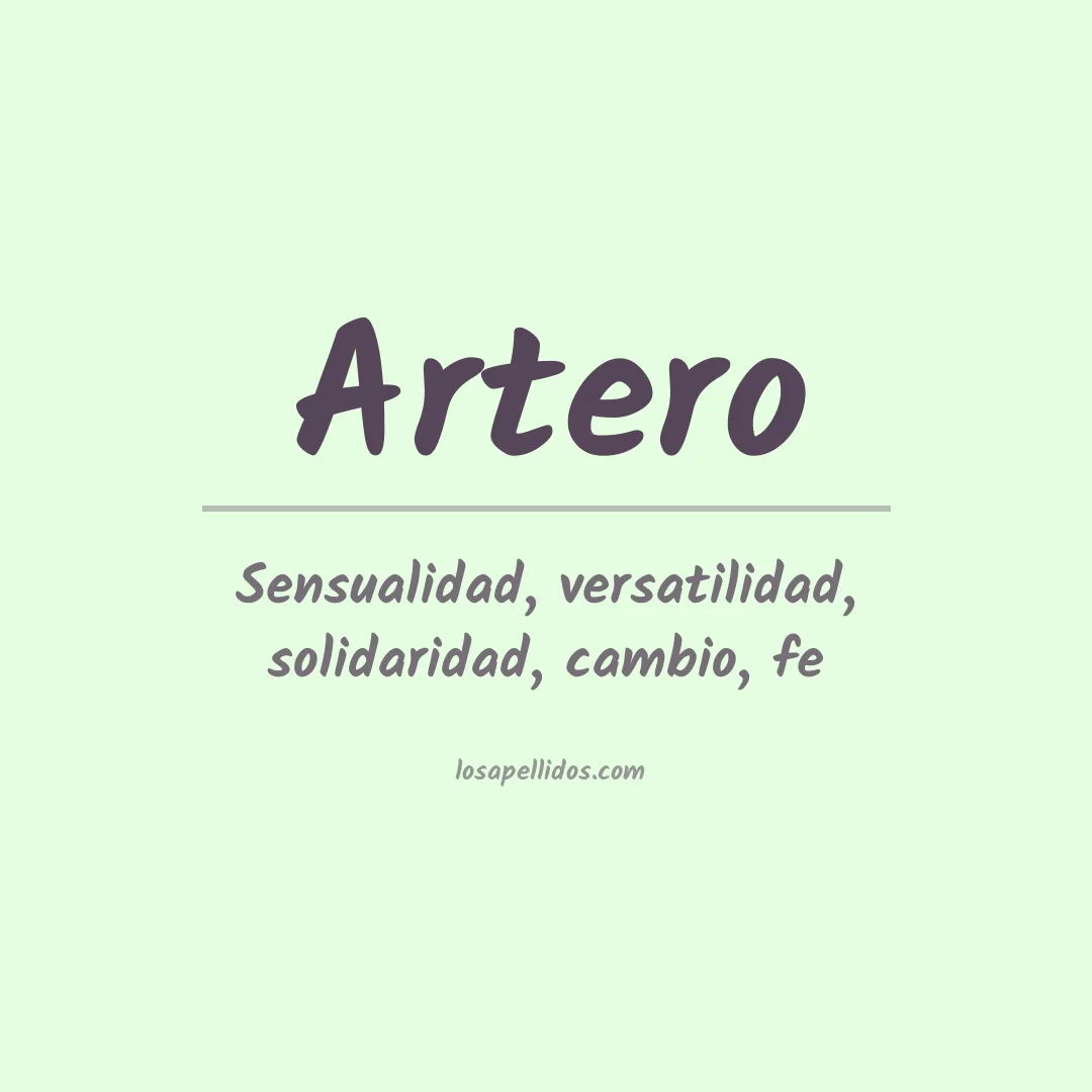 Apellido Artero