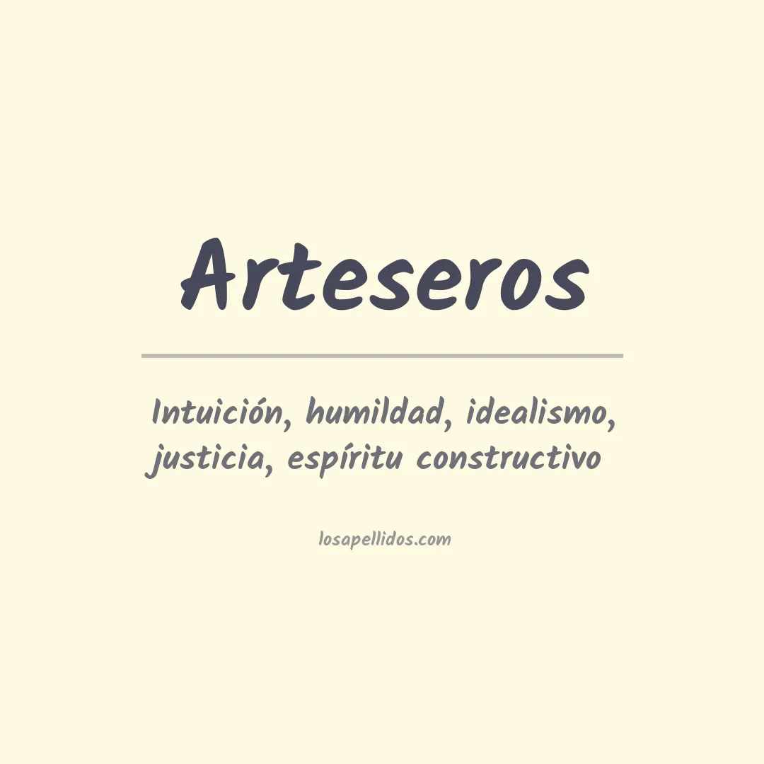 Significado del Apellido Arteseros