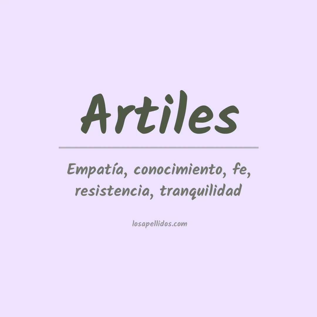 Apellido Artiles