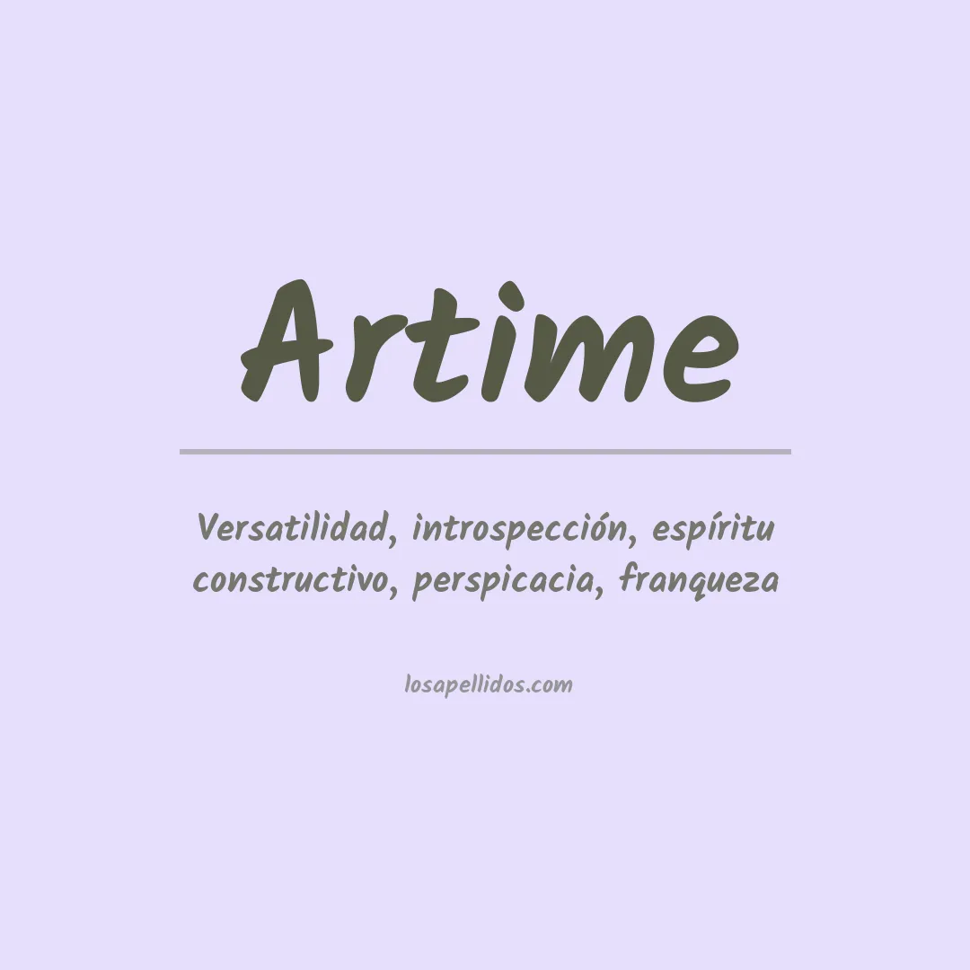 Apellido Artime