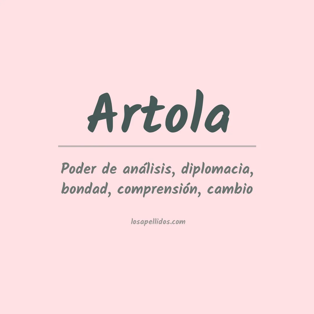 Apellido Artola