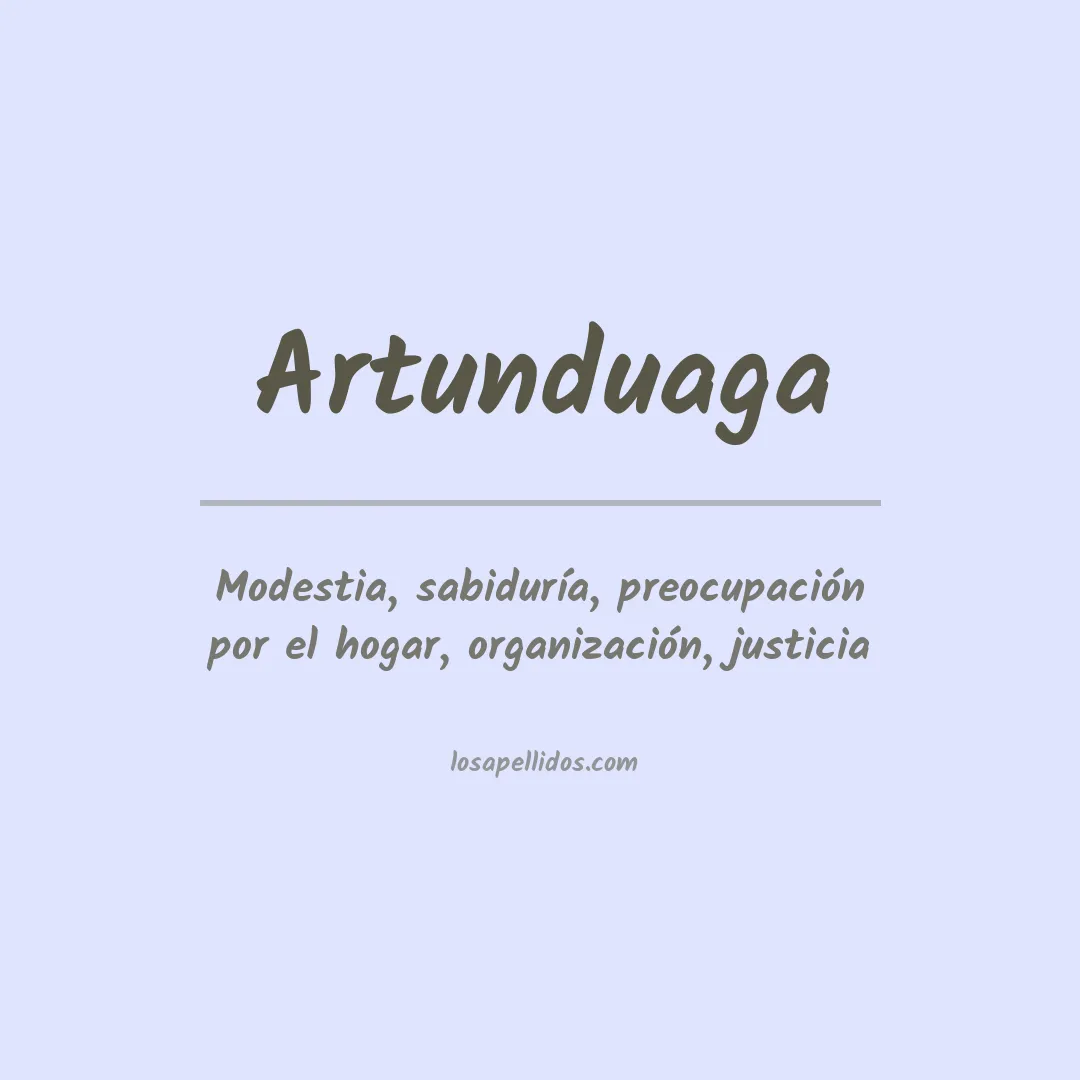 Apellido Artunduaga