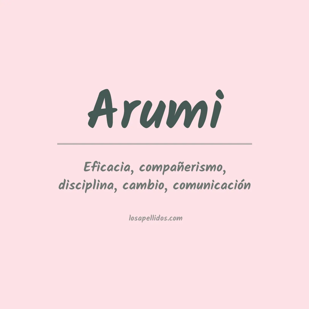 Apellido Arumi