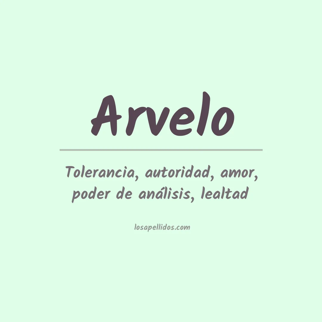 Apellido Arvelo