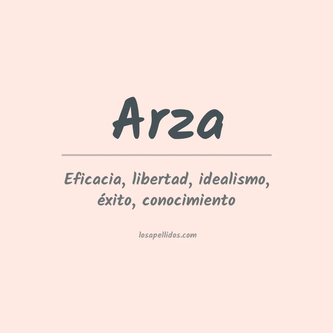 Apellido Arza