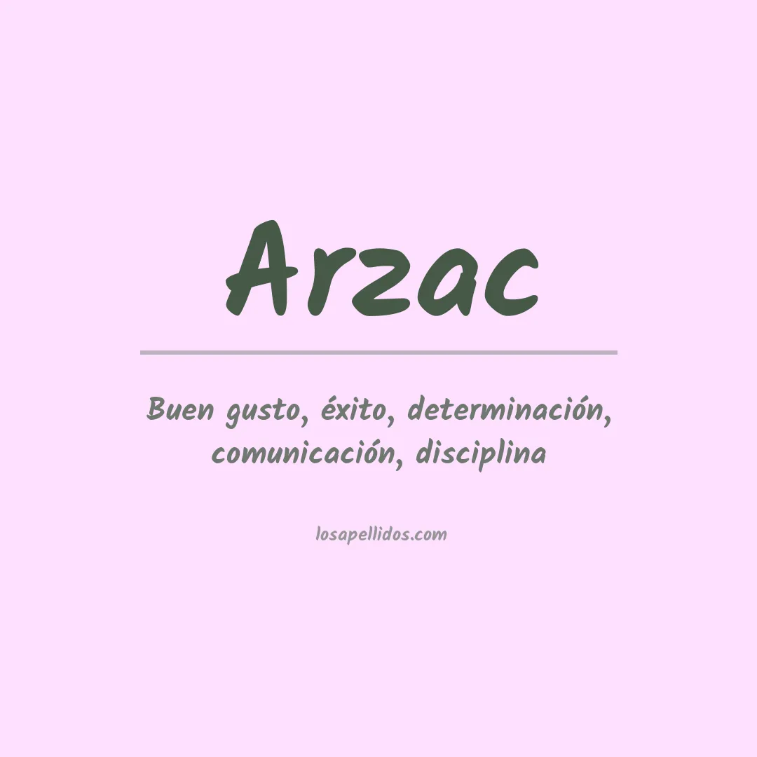 Apellido Arzac