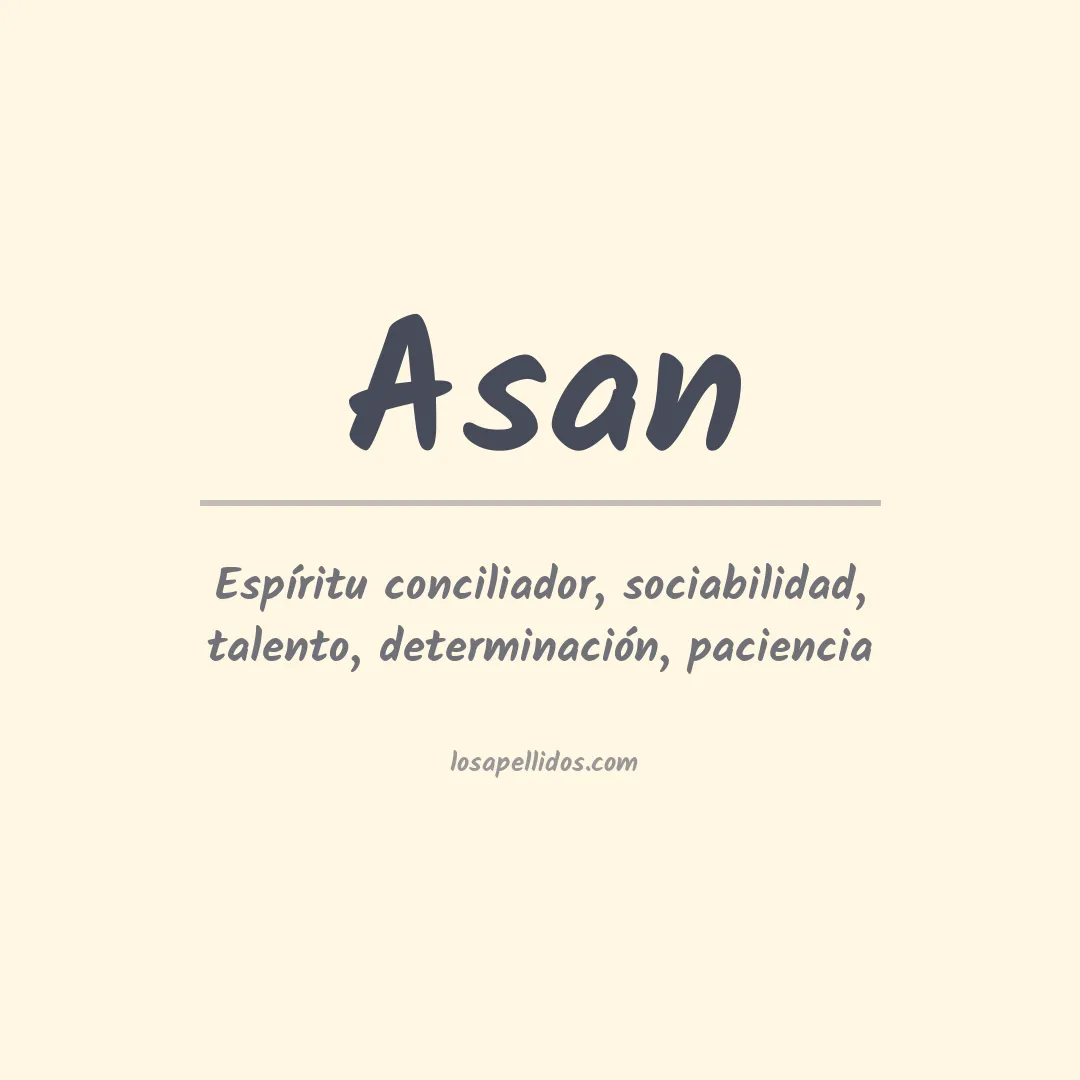 Apellido Asan