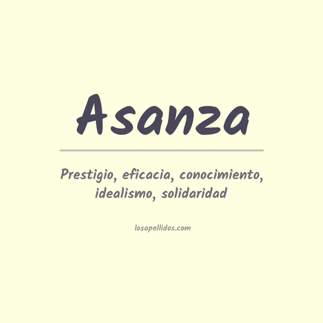 Apellido Asanza