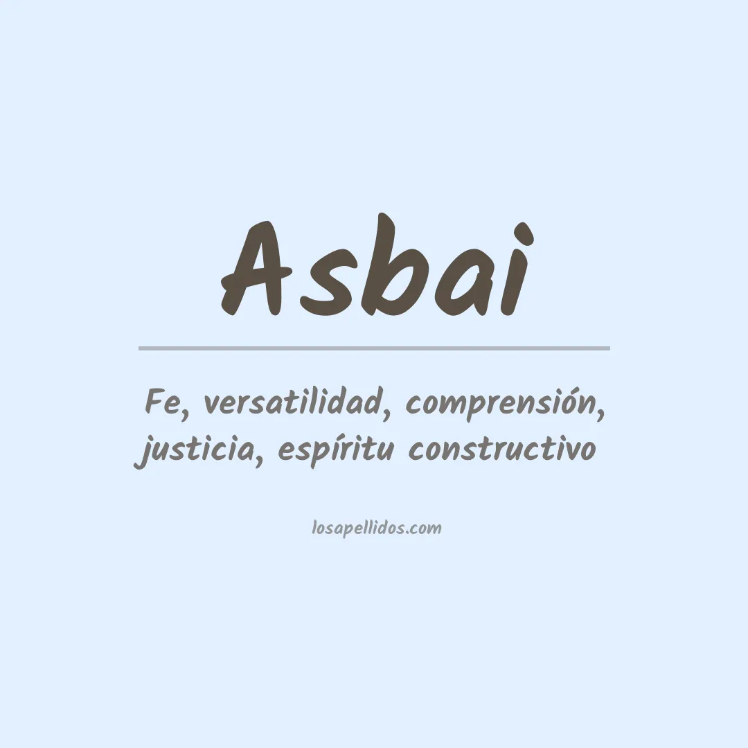 Apellido Asbai