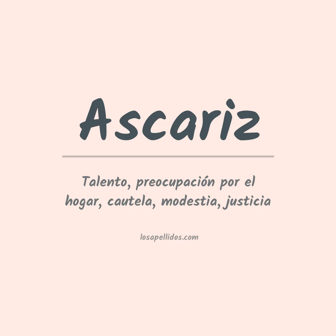Apellido Ascariz