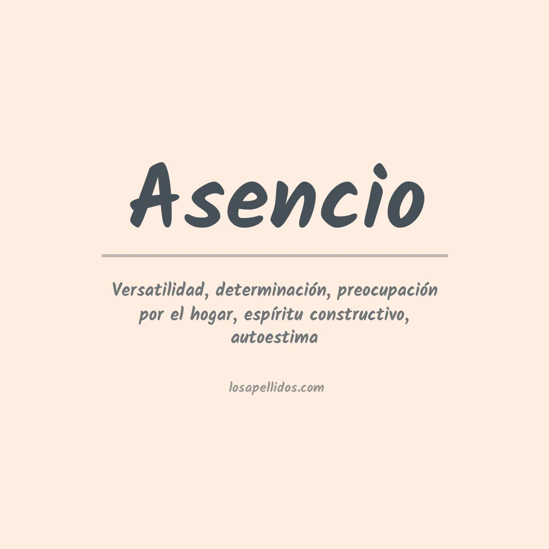 Apellido Asencio