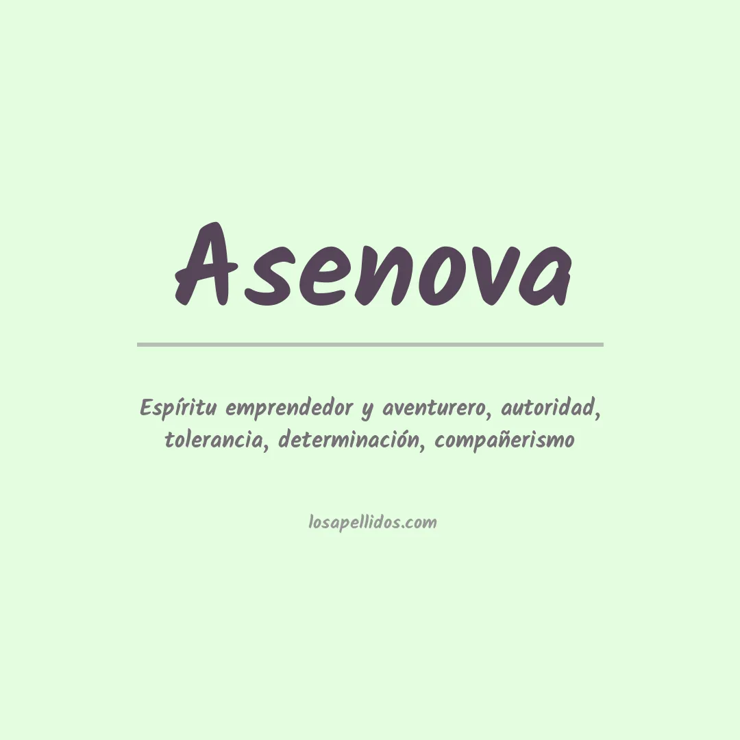 Apellido Asenova