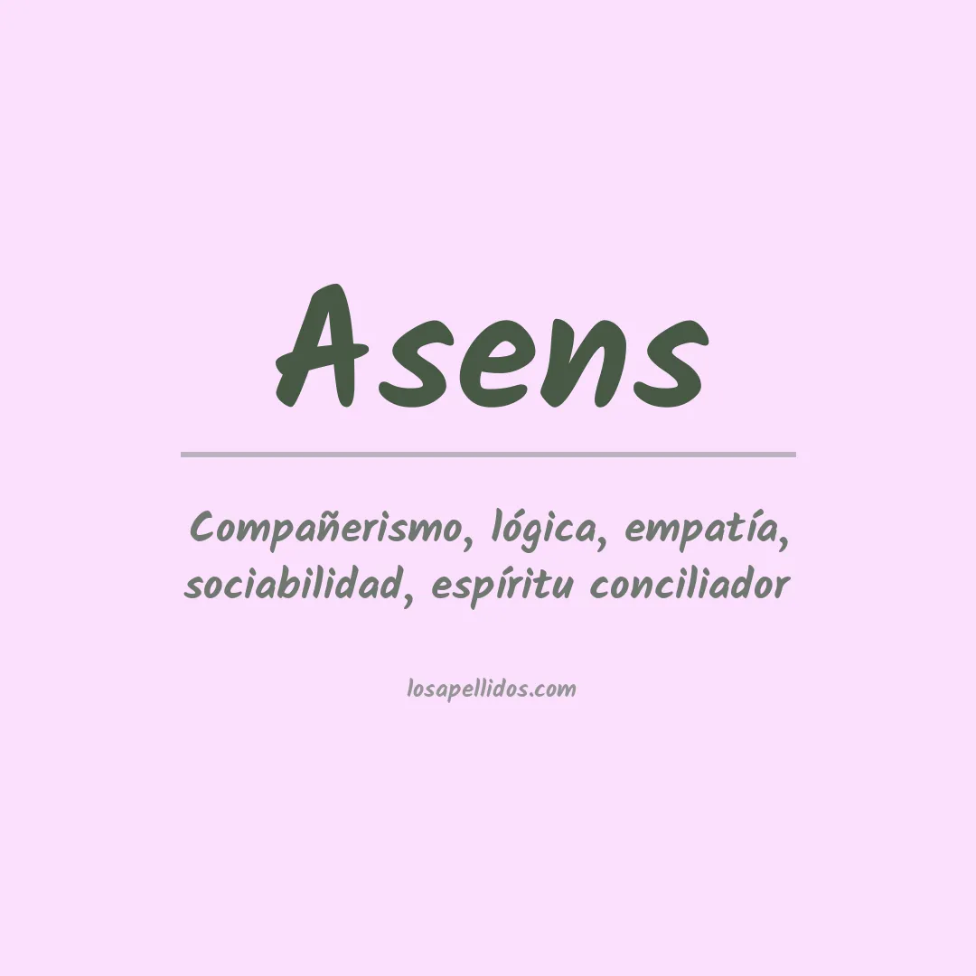 Apellido Asens