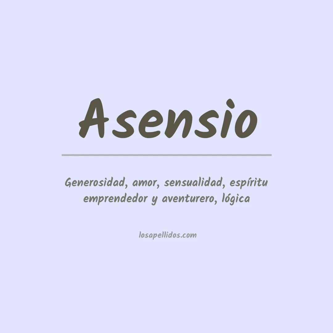 Apellido Asensio