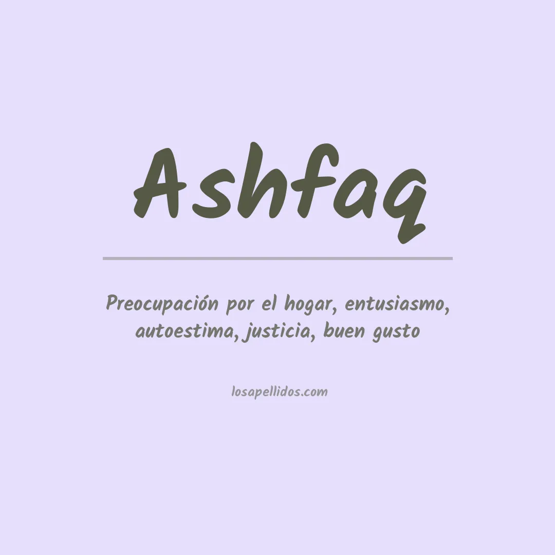Apellido Ashfaq