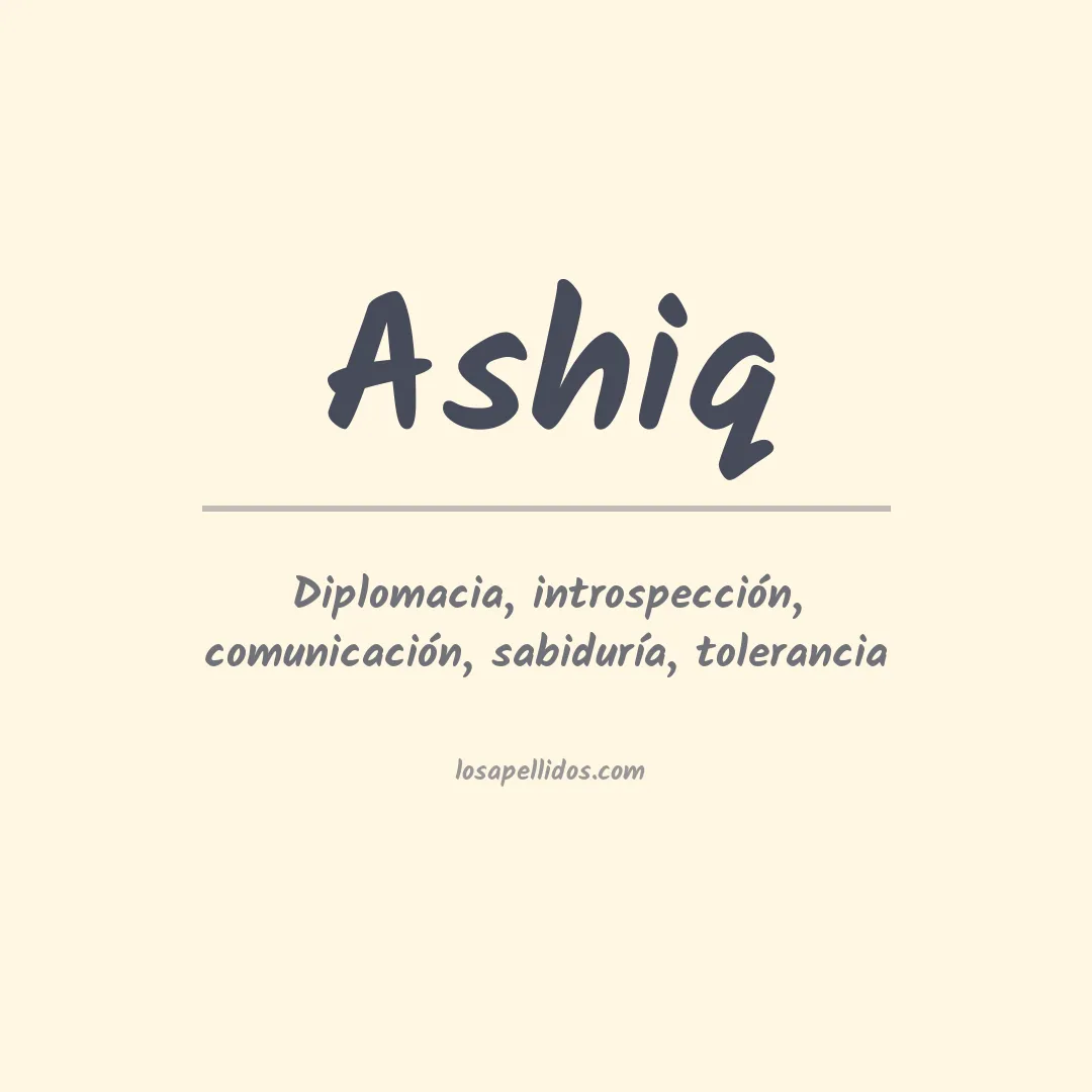Apellido Ashiq