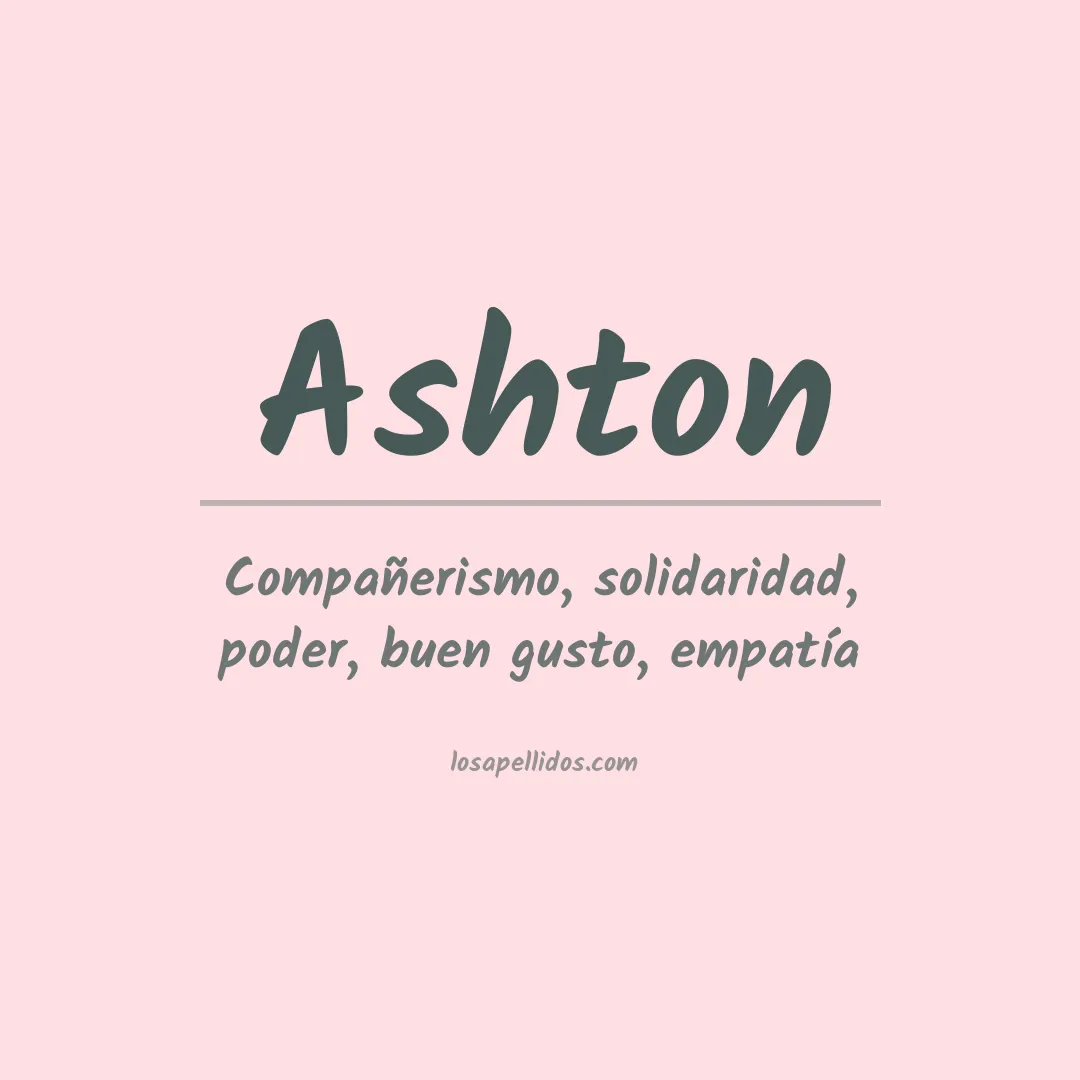 Apellido Ashton