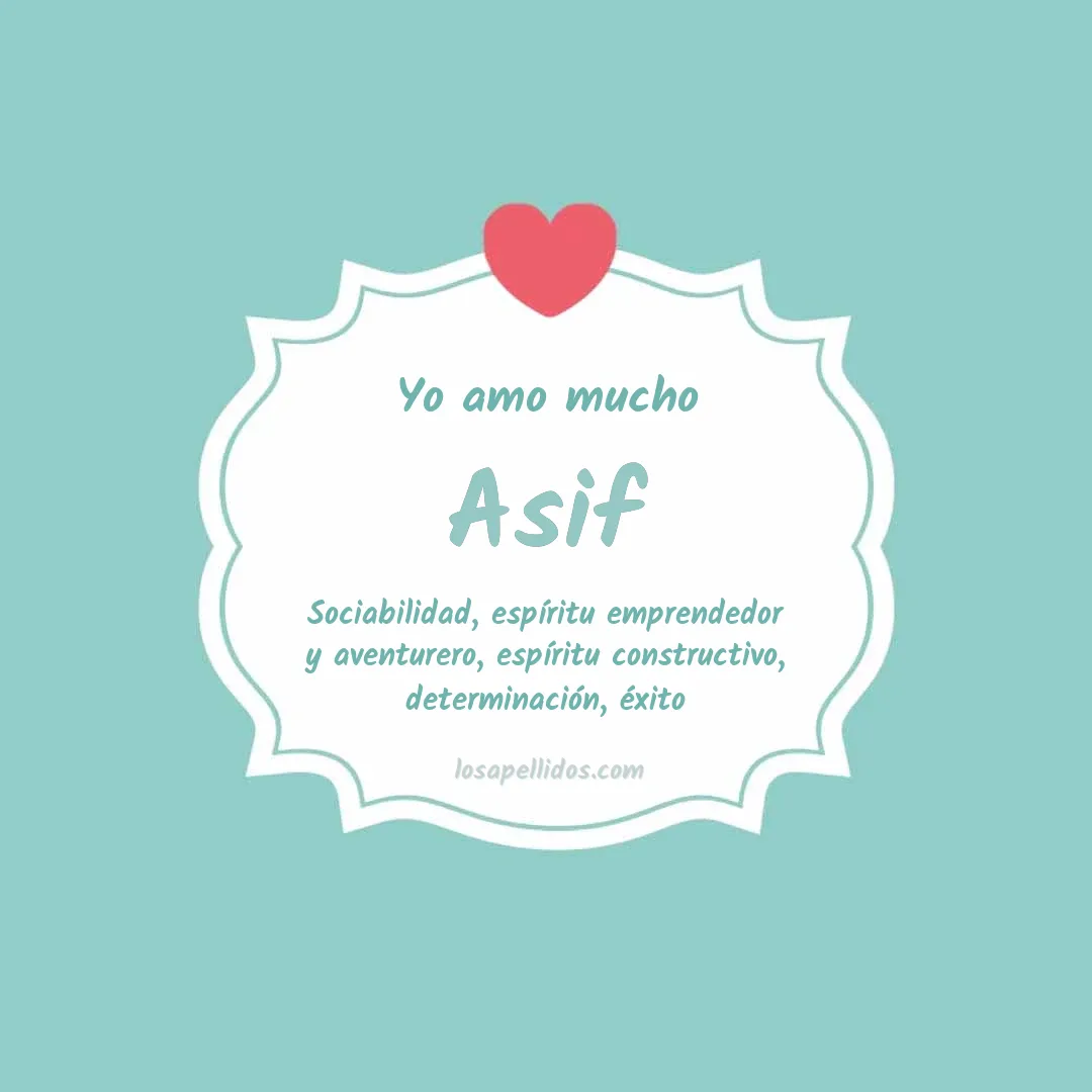 Yo amo mucho Asif