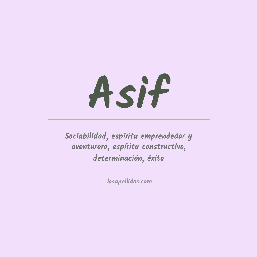 Apellido Asif