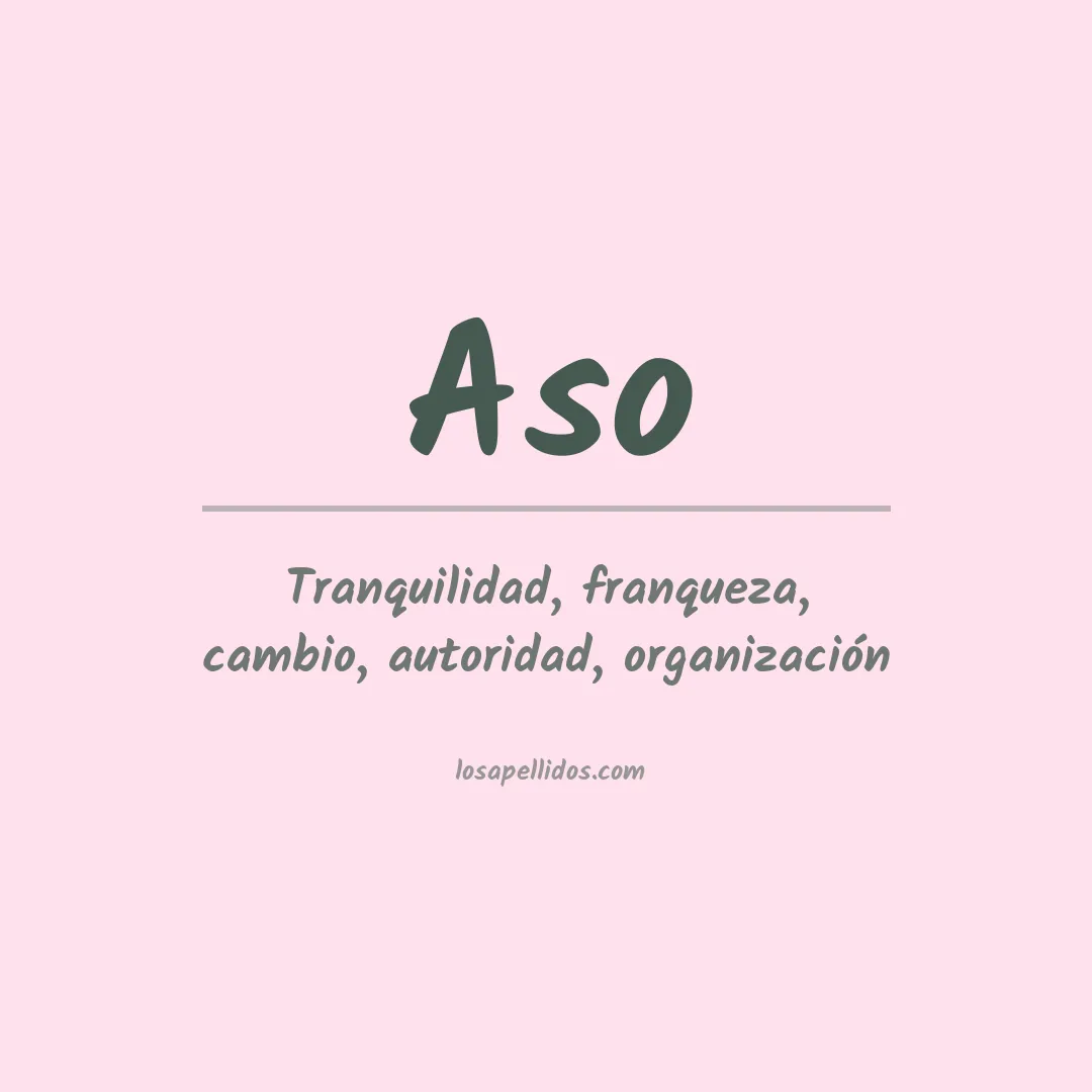 Apellido Aso