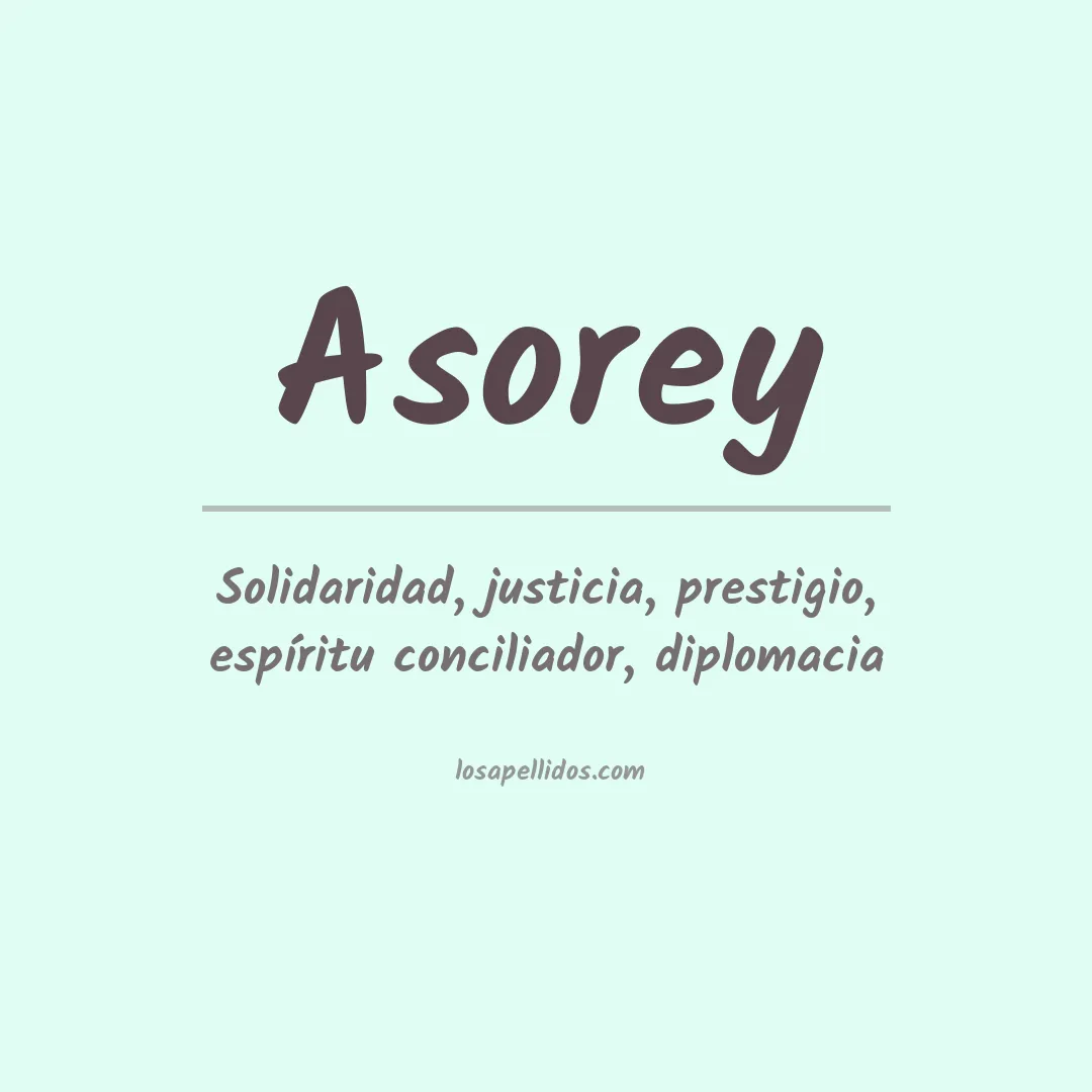 Apellido Asorey