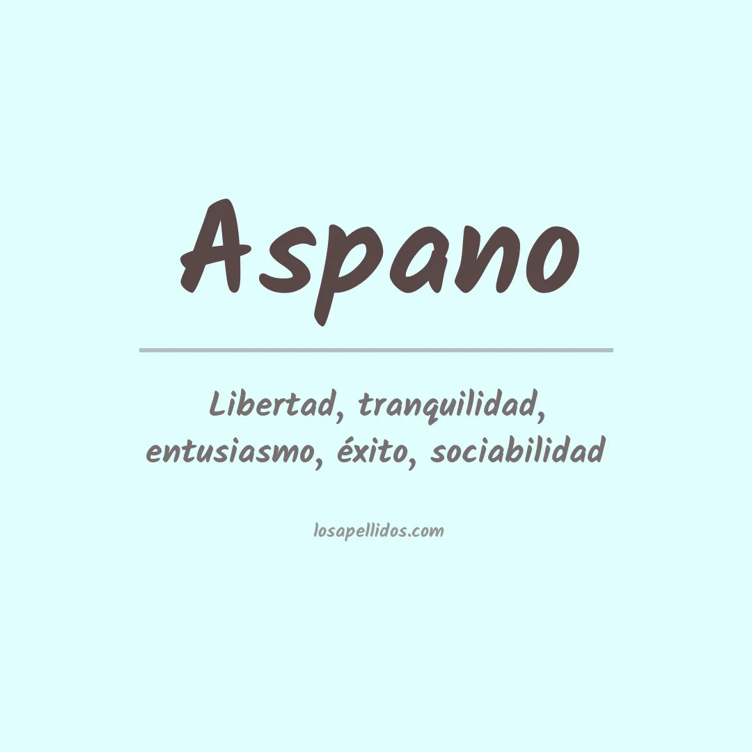 Apellido Aspano