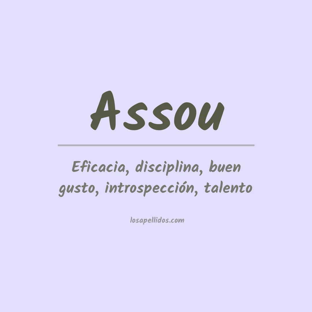 Apellido Assou