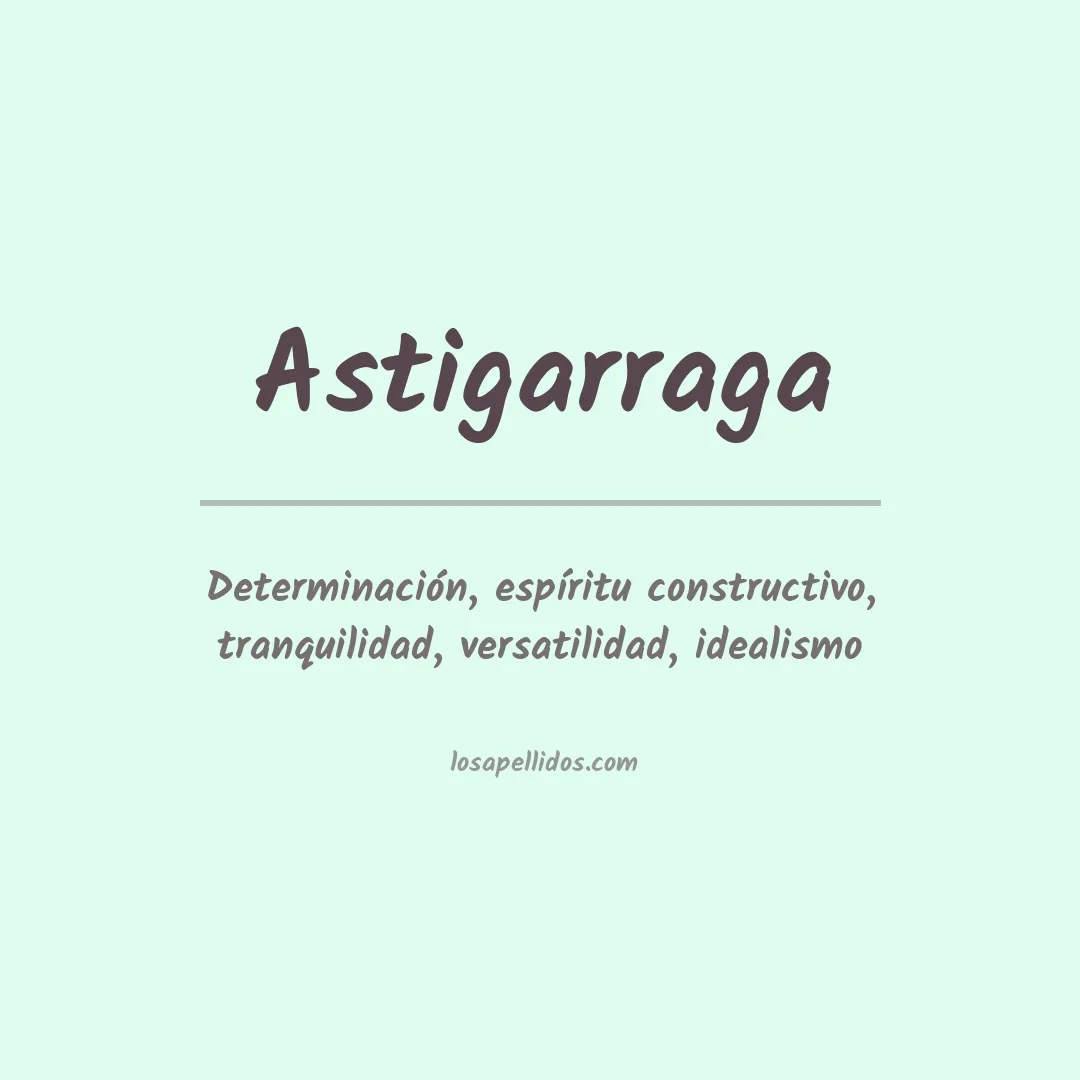 Apellido Astigarraga