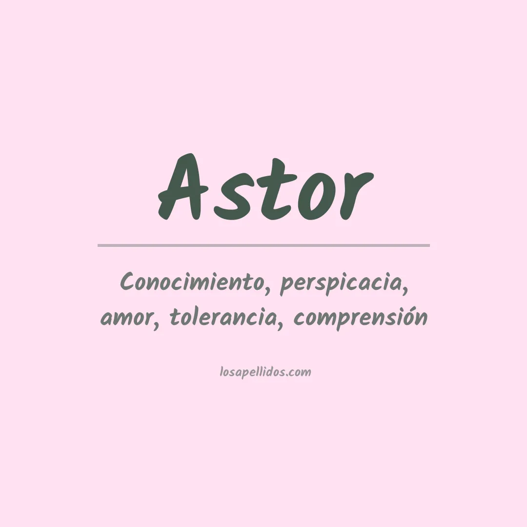 Apellido Astor