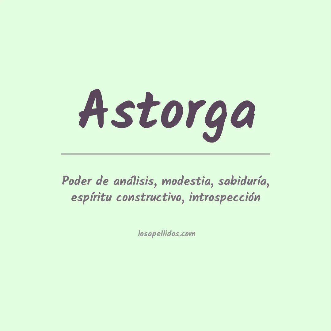 Apellido Astorga