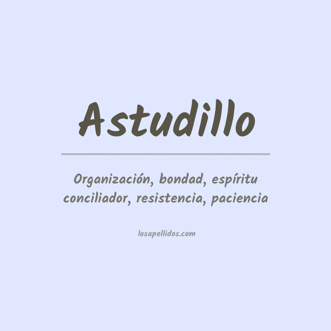 Apellido Astudillo