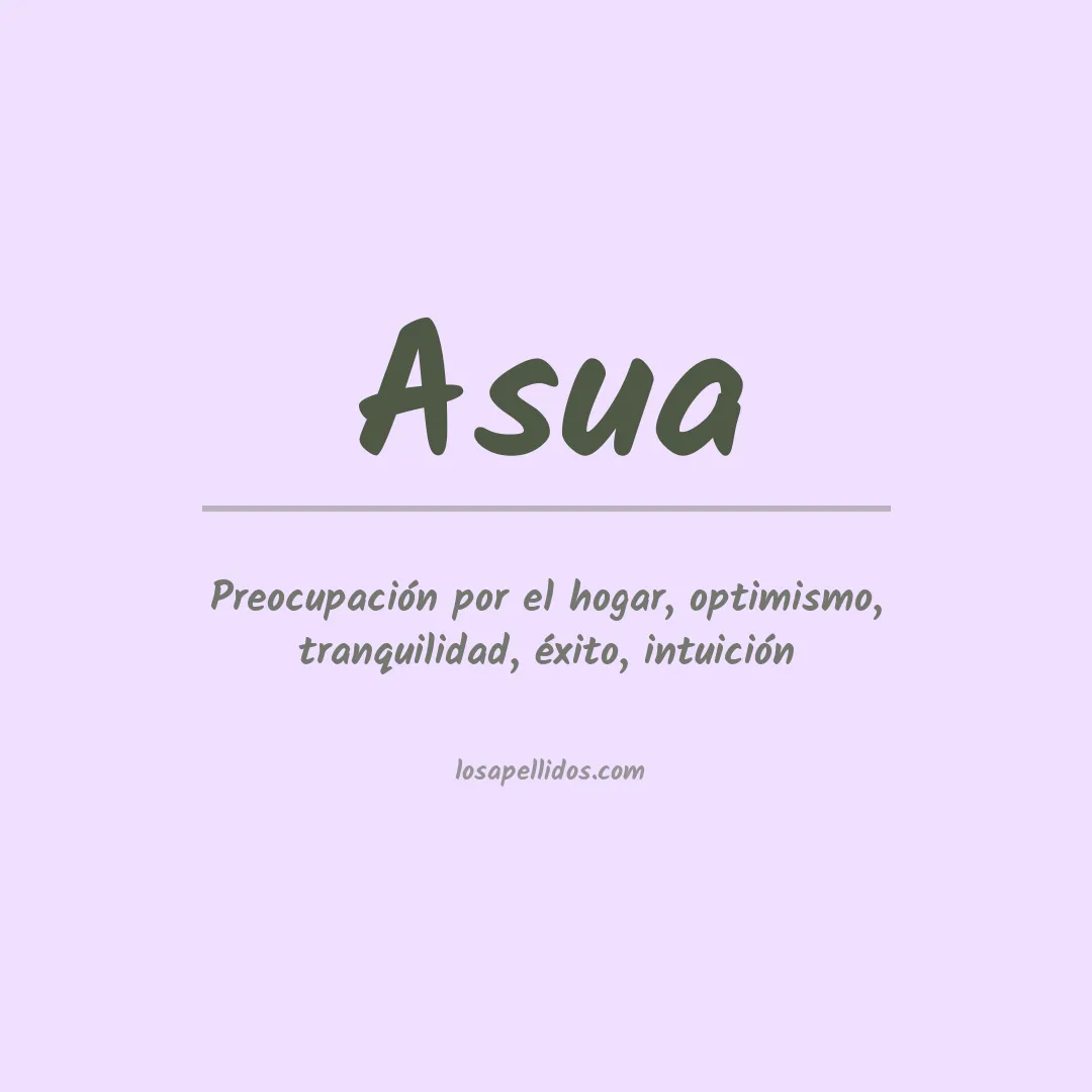 Apellido Asua