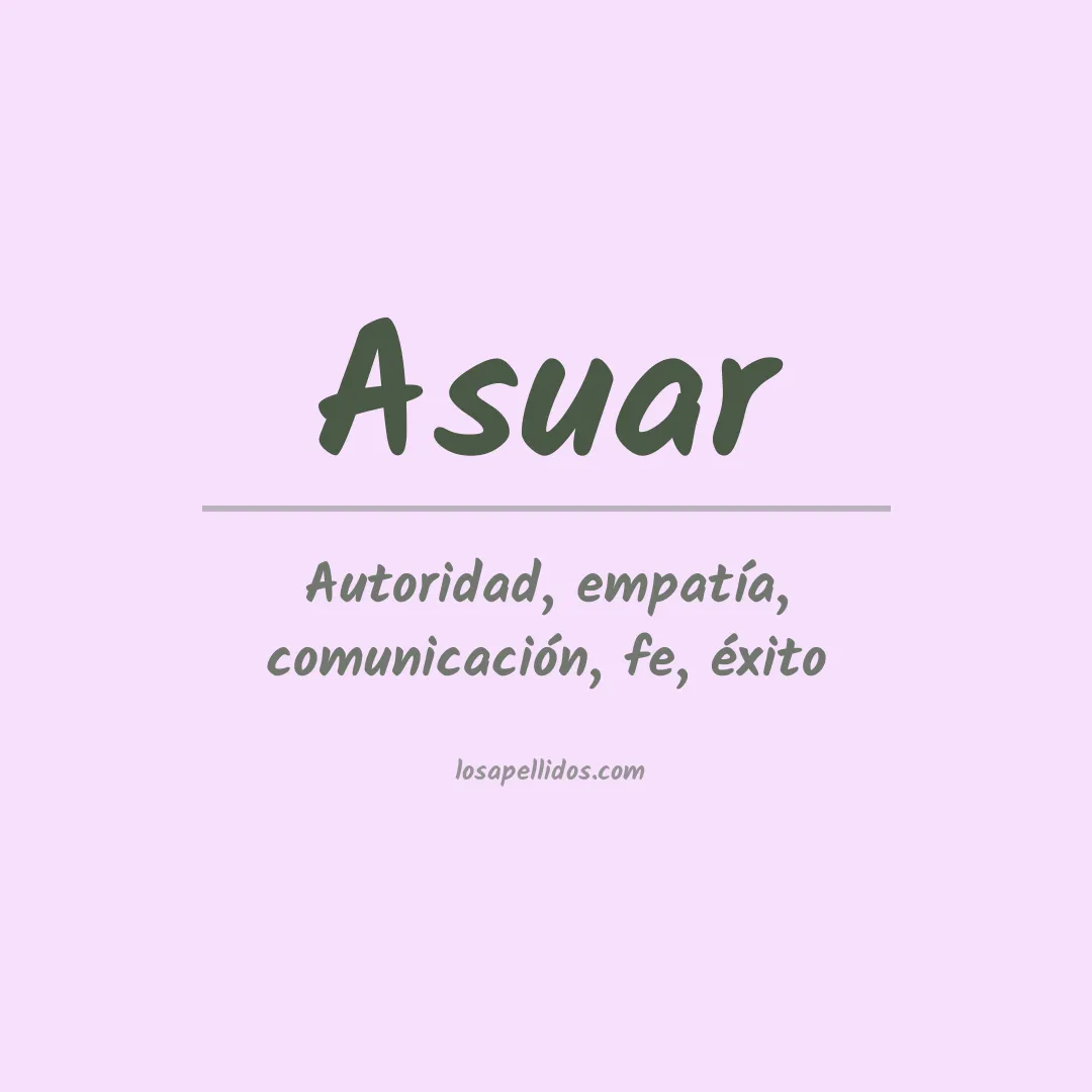 Apellido Asuar