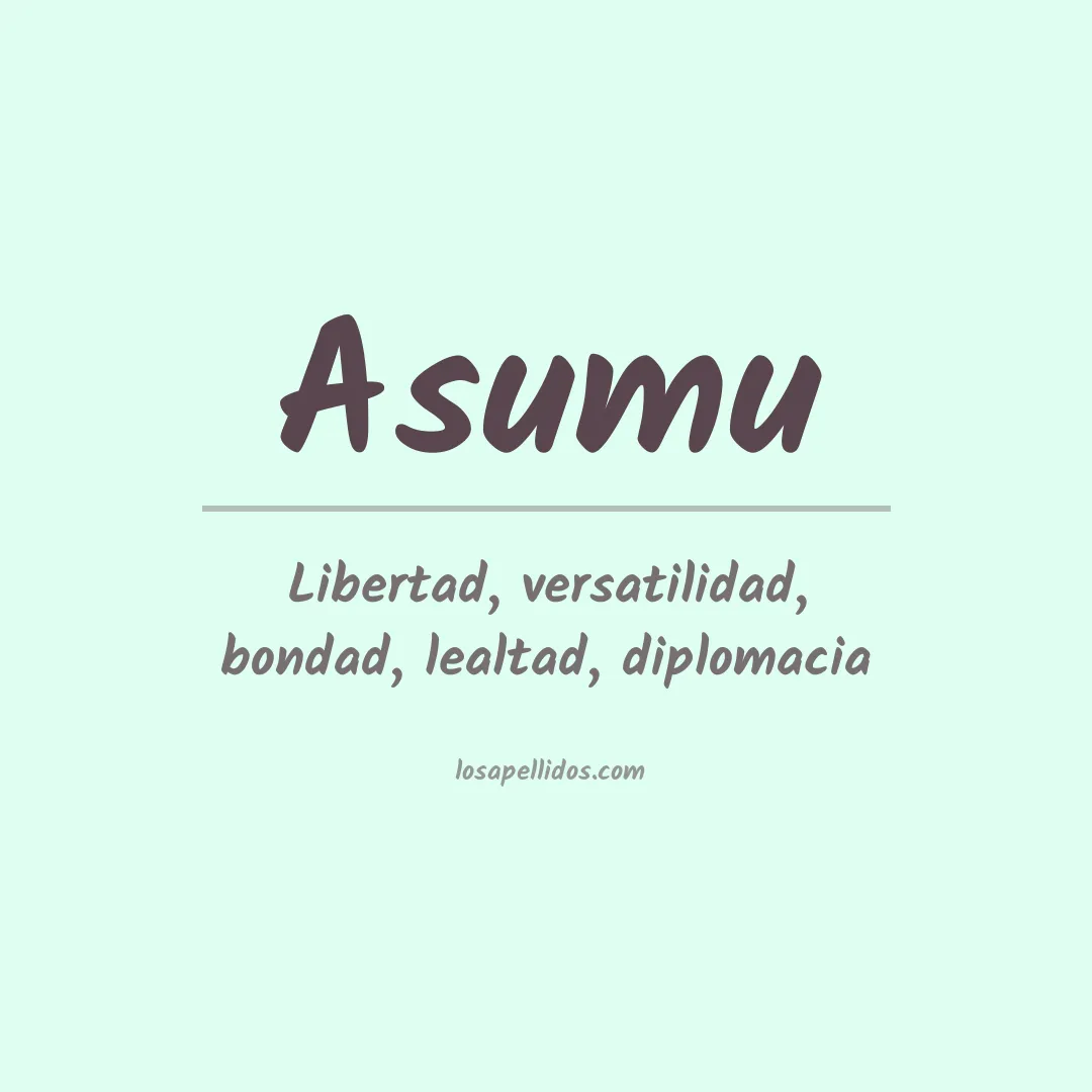Apellido Asumu