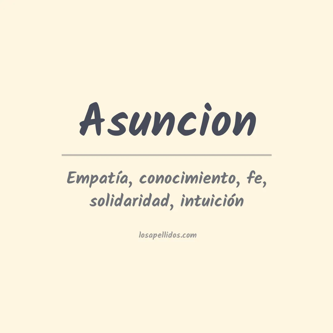 Apellido Asuncion