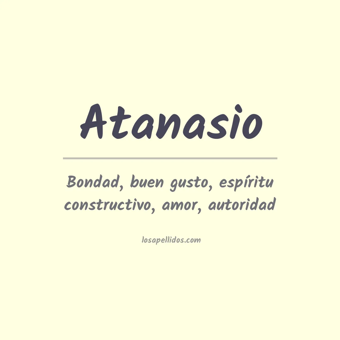 Apellido Atanasio