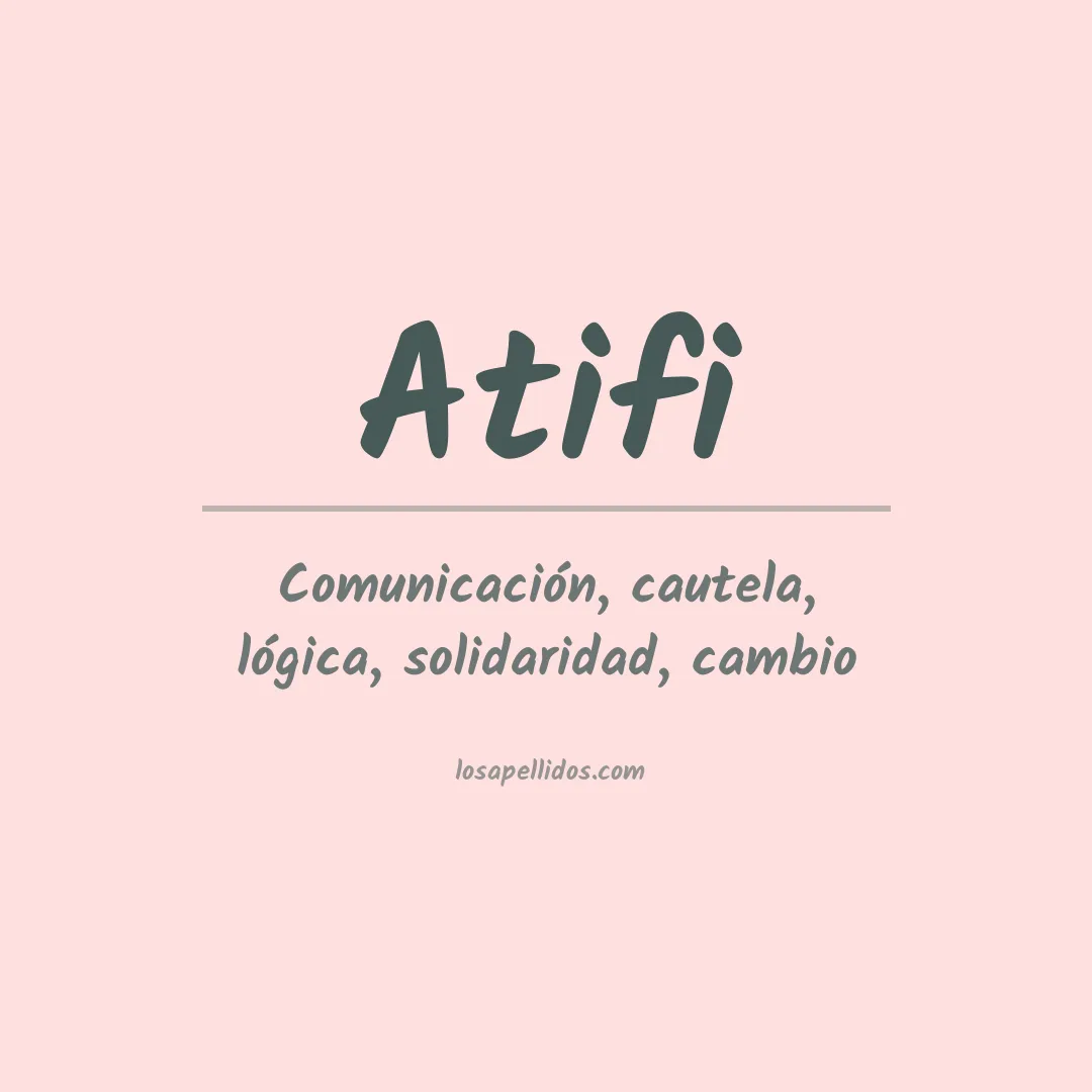 Apellido Atifi